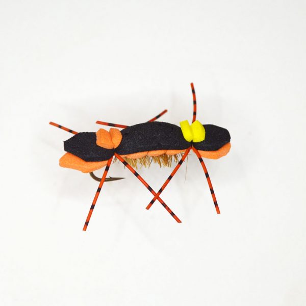 Chernoble Ant Black Orange Dry Fly - Copy - Copy - Copy